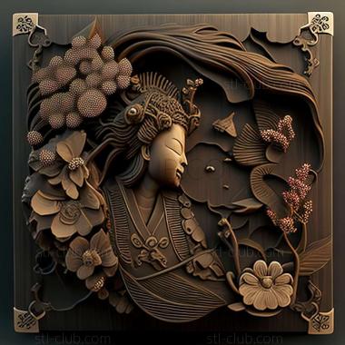 3D model japanese art (STL)